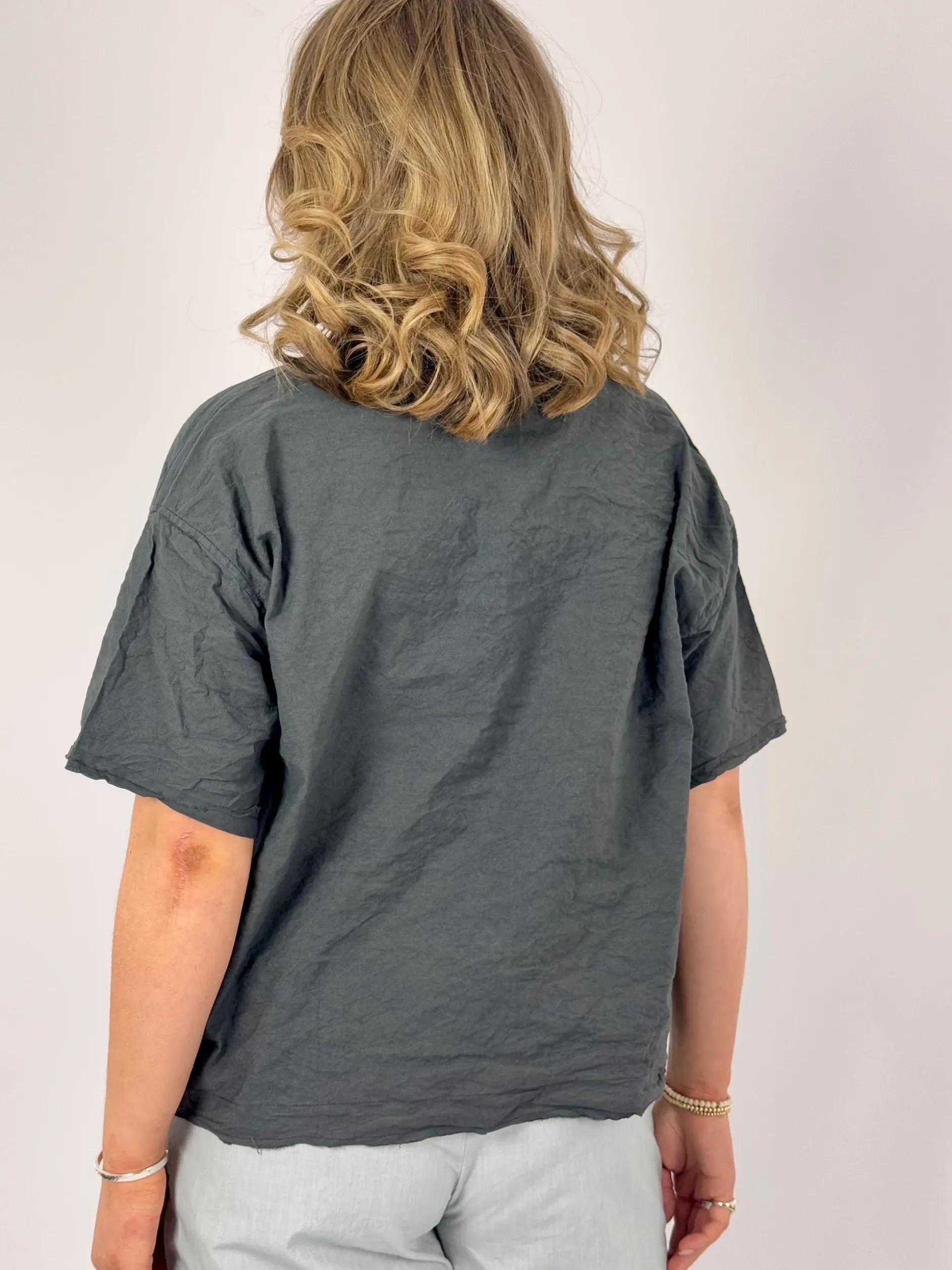 Aequamente 103 Blouse Asfalto