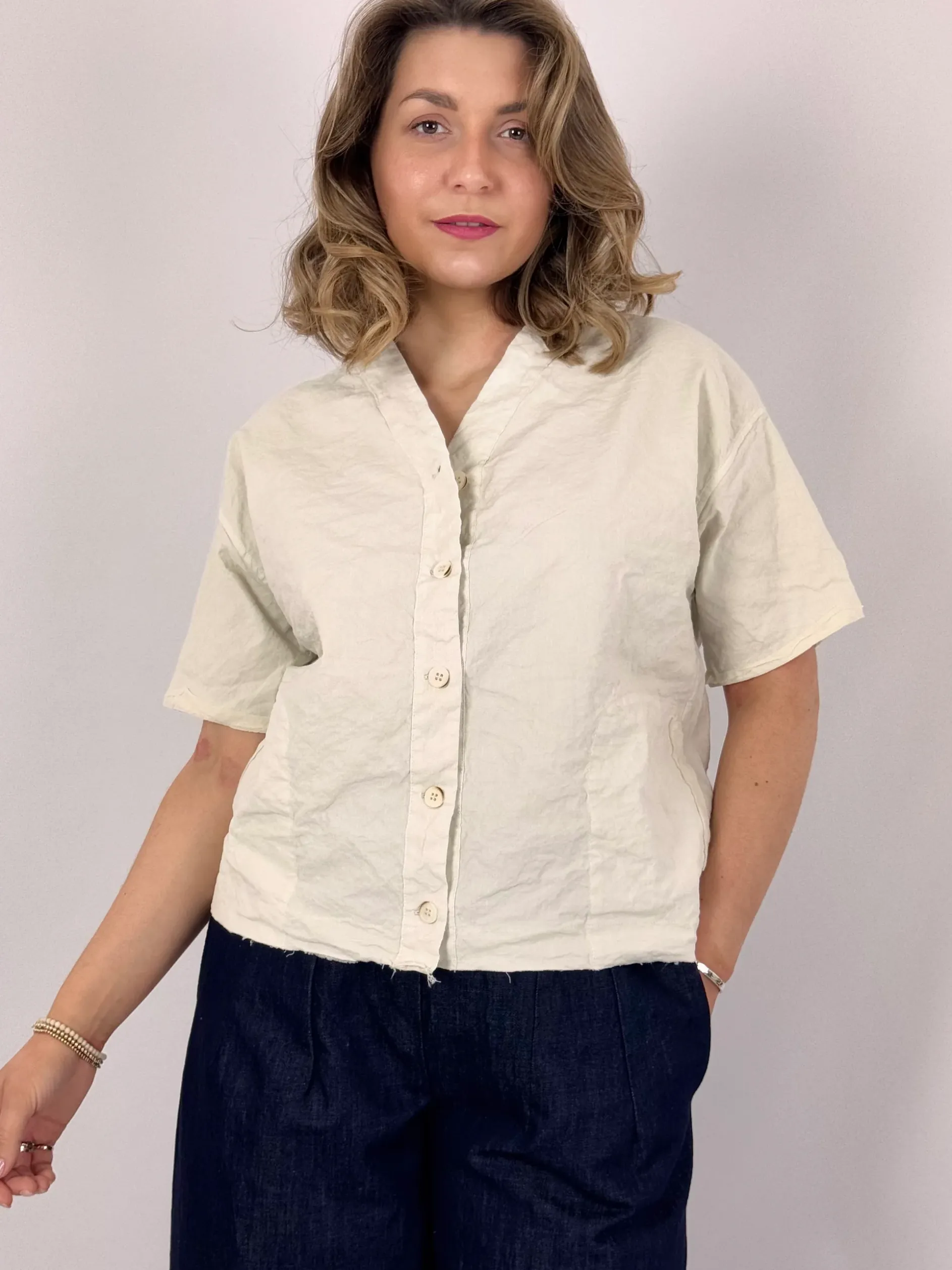 Aequamente 103 Blouse Chalk