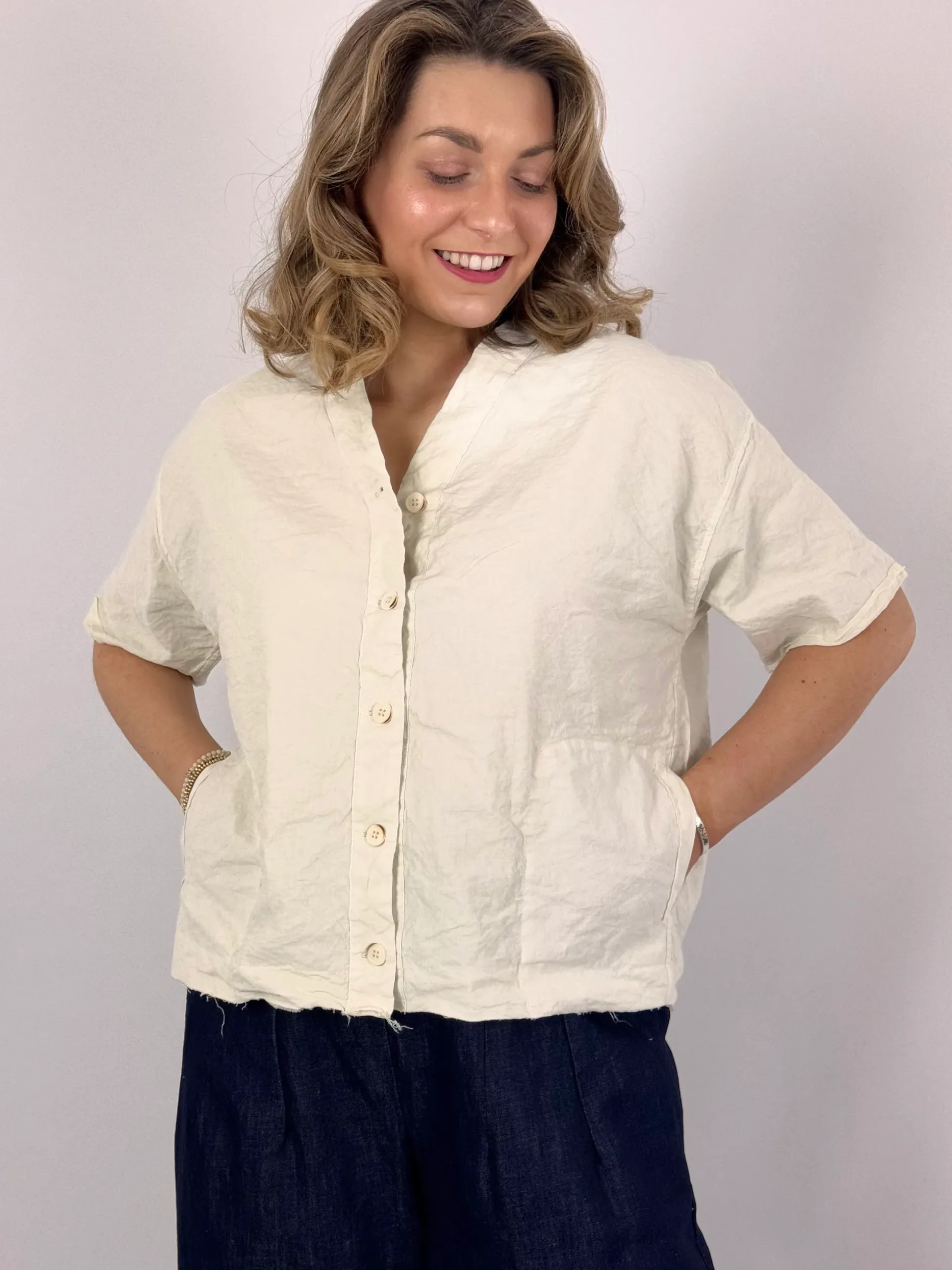 Aequamente 103 Blouse Chalk