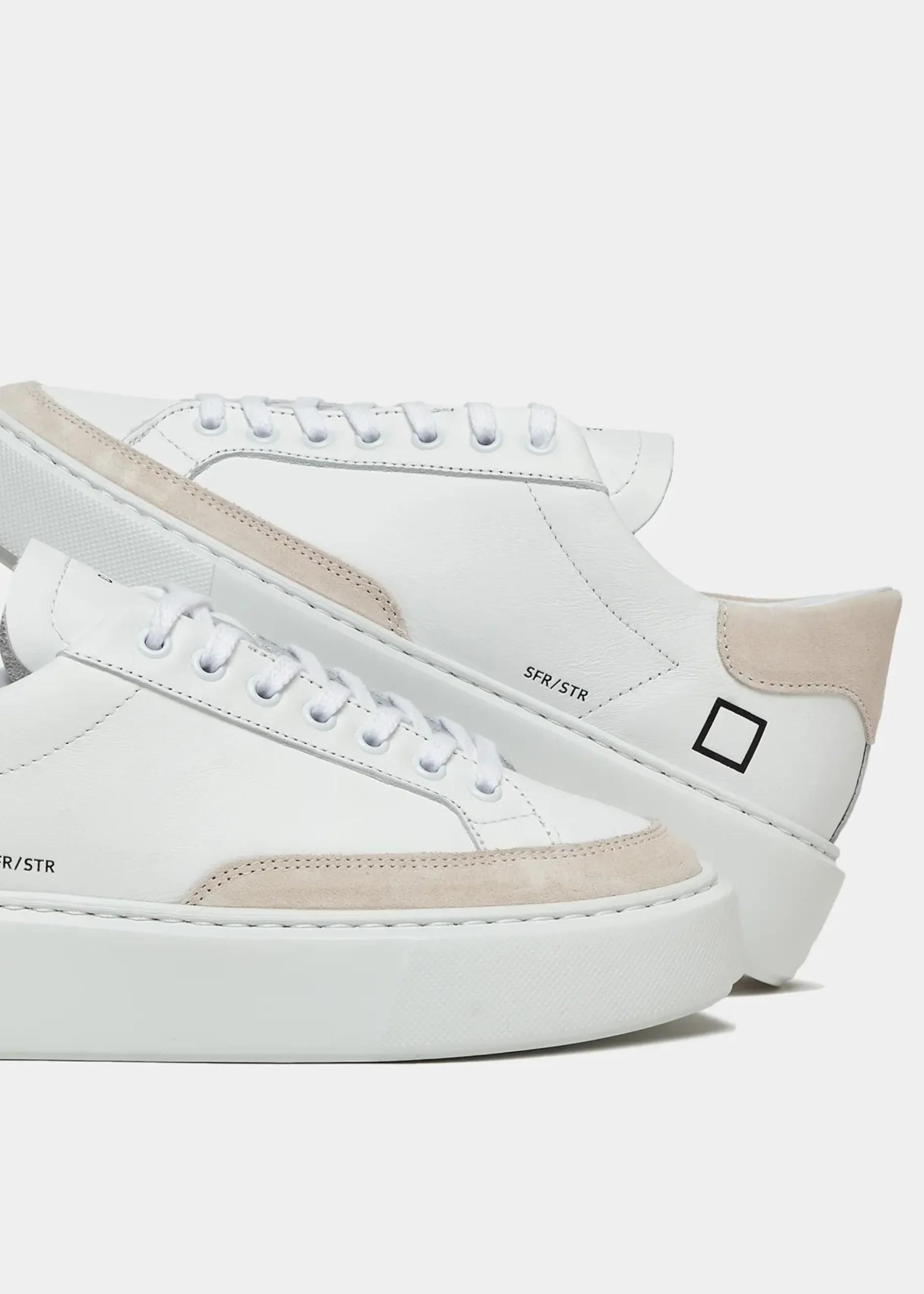 DATE Sfera Trainers White/Beige