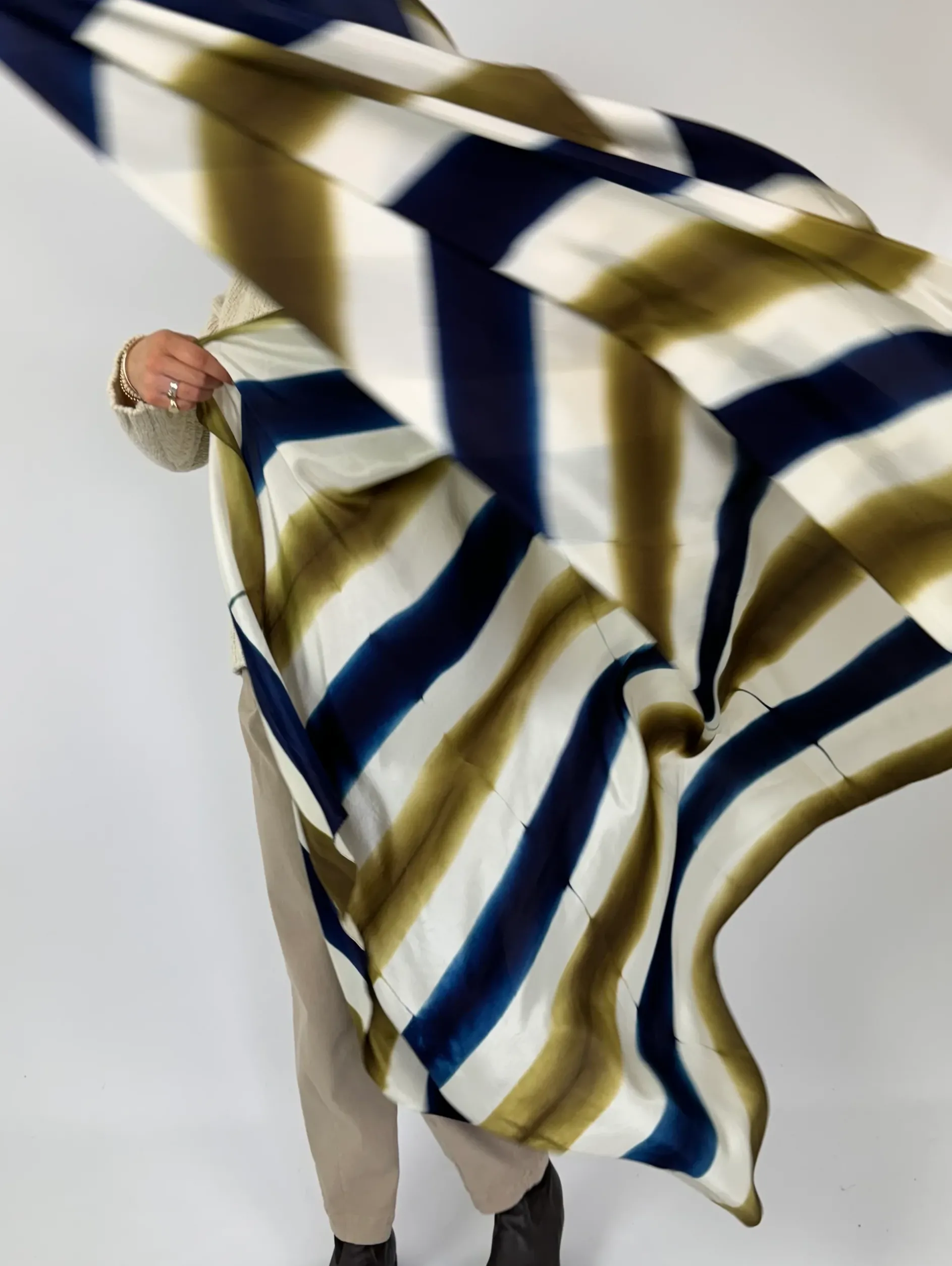 Denovembre Miracle Scarf Blue/Khaki
