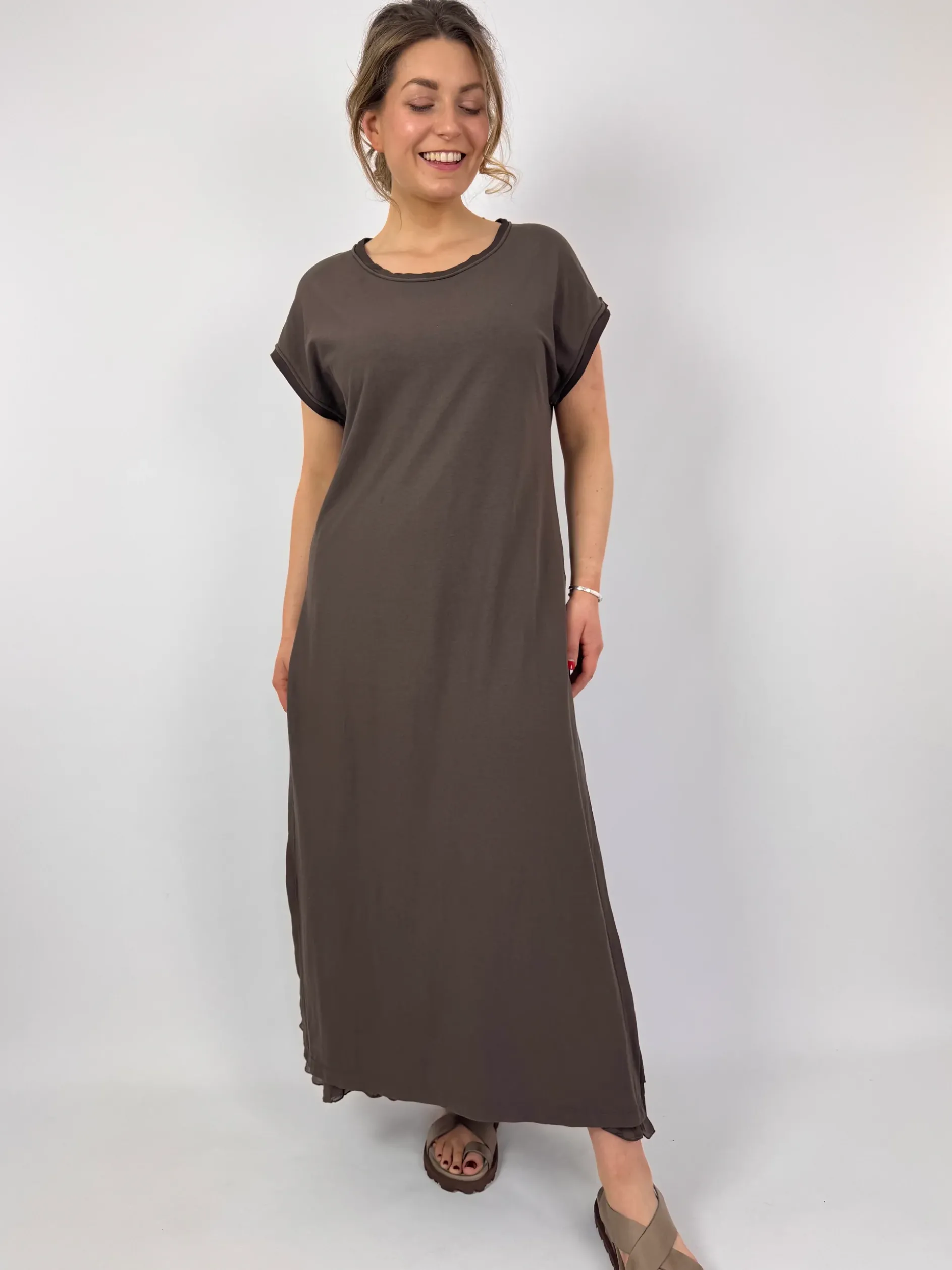 European Culture 1250 Dress Brown