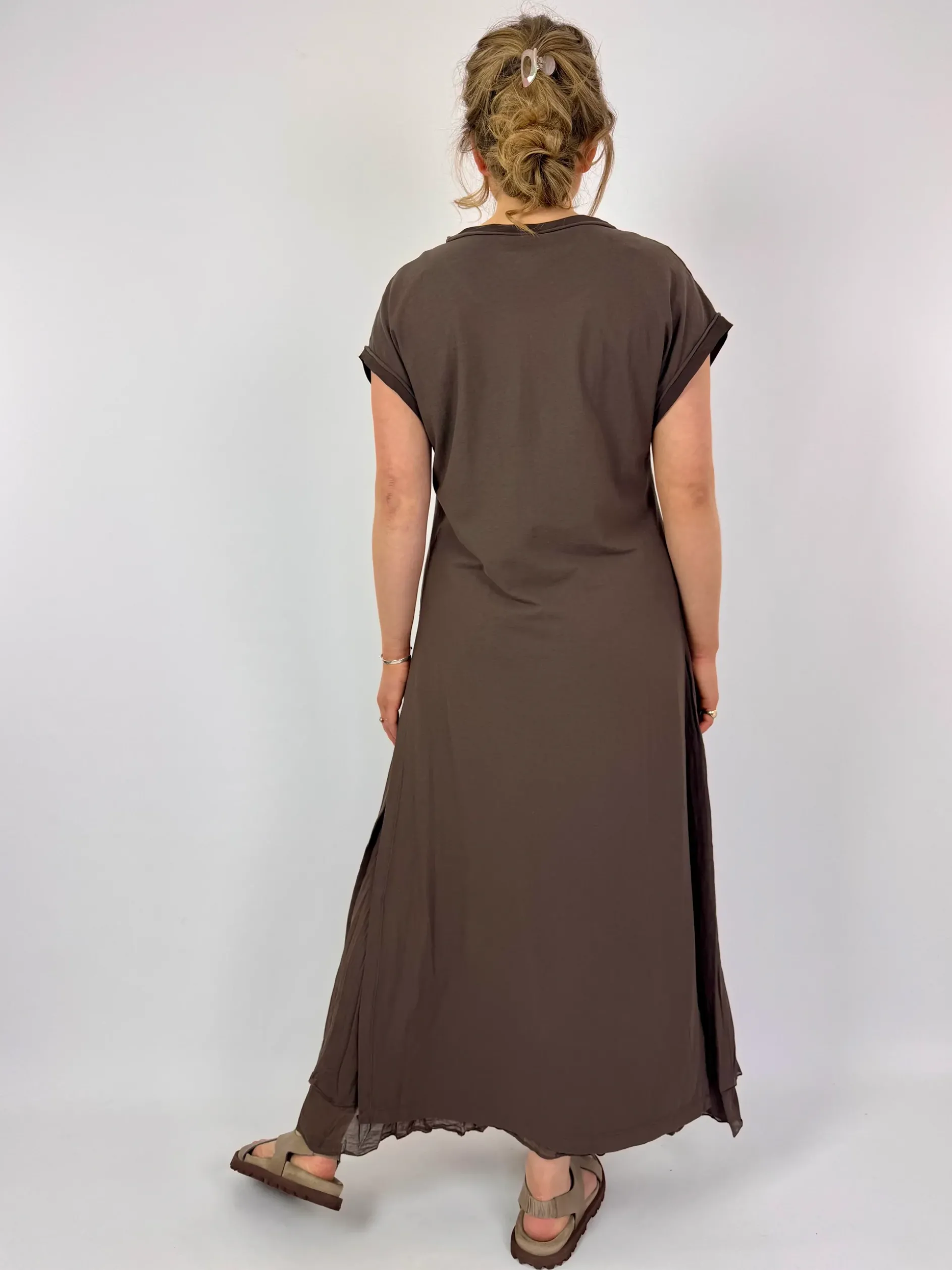 European Culture 1250 Dress Brown