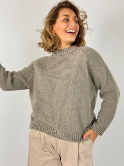 Evam Eva Raglan Jumper Mocha