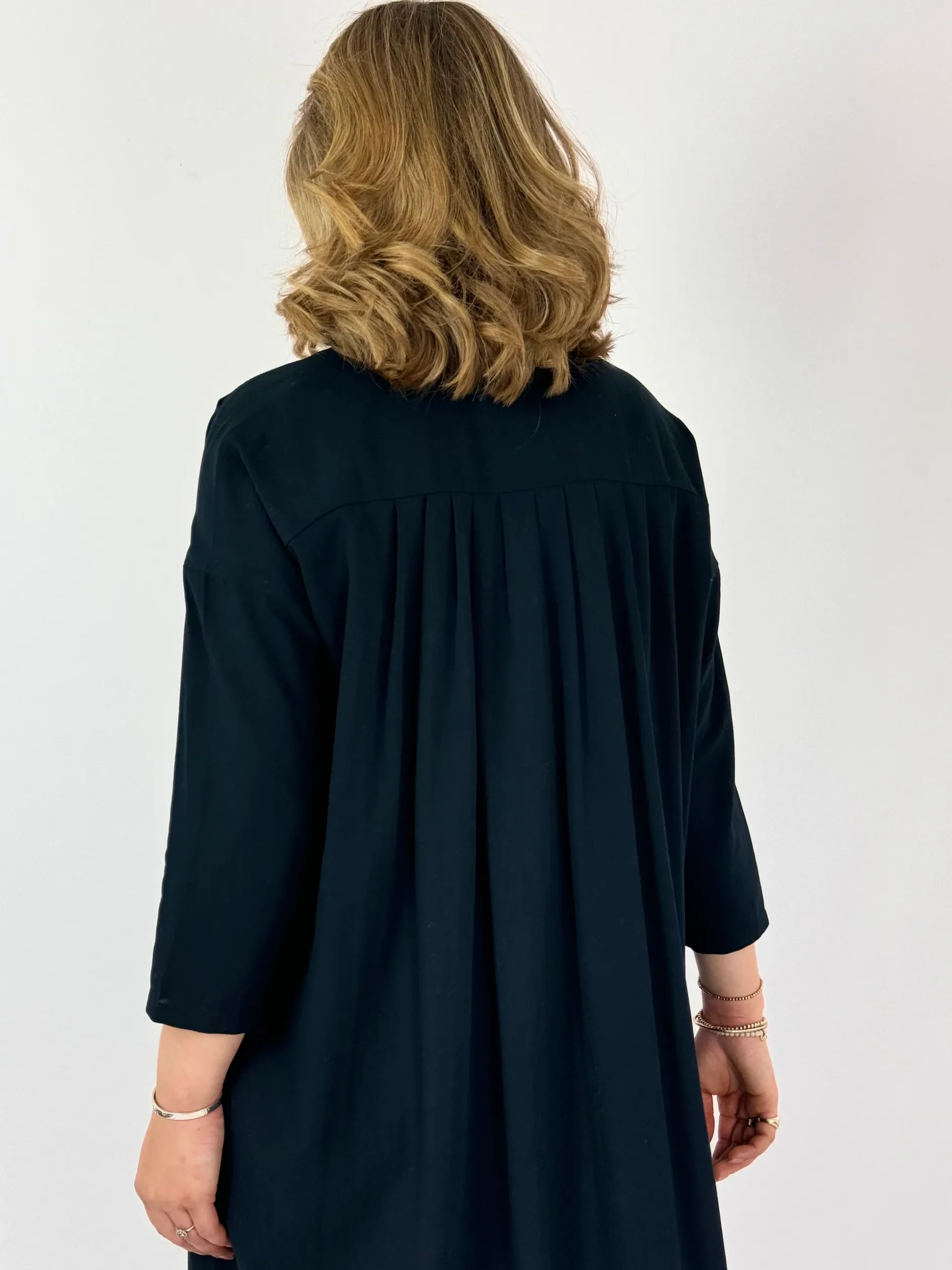 Evam Eva Tuck Dress Sumi