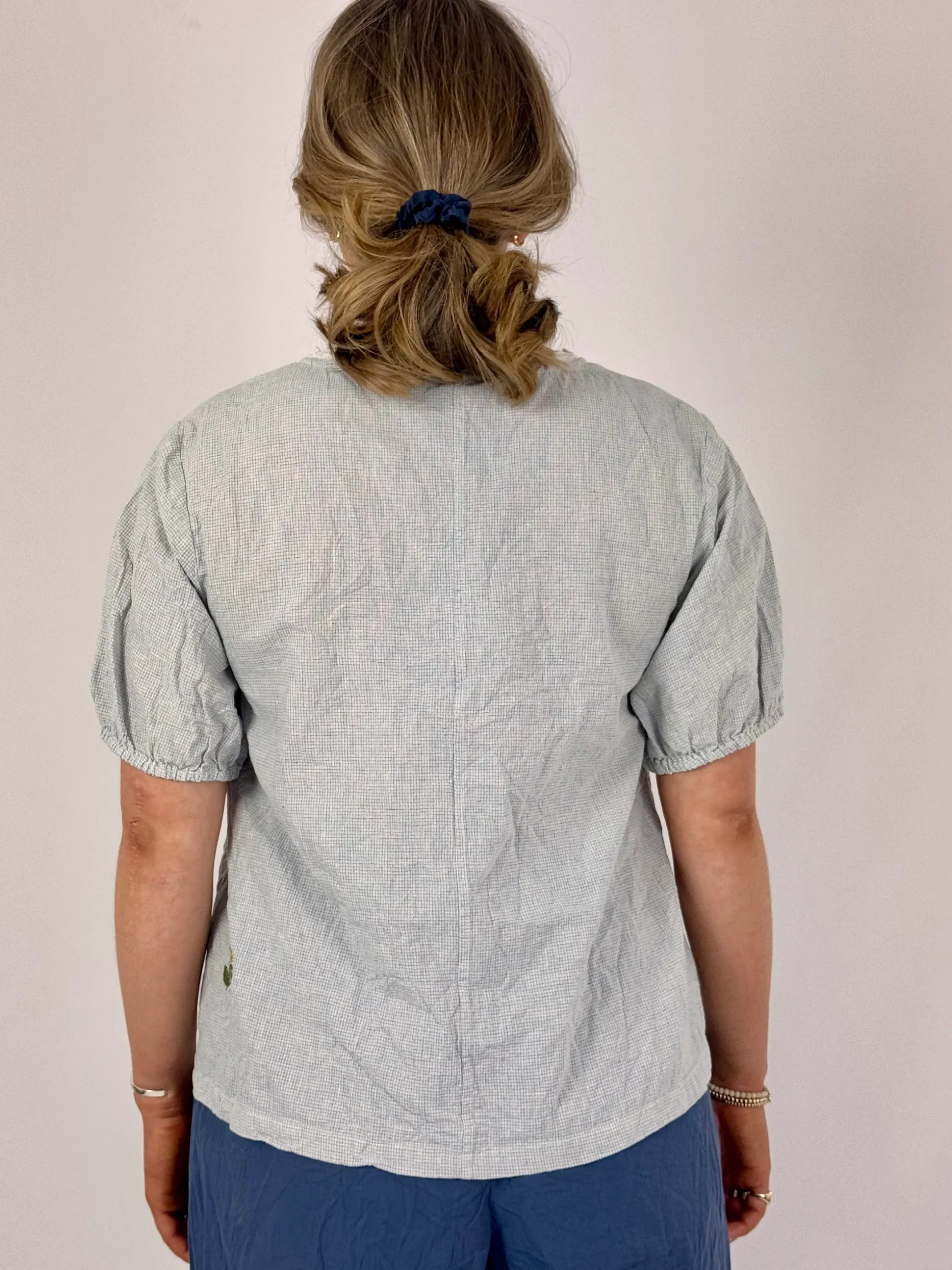 Ewa i Walla Kitty Blouse Check
