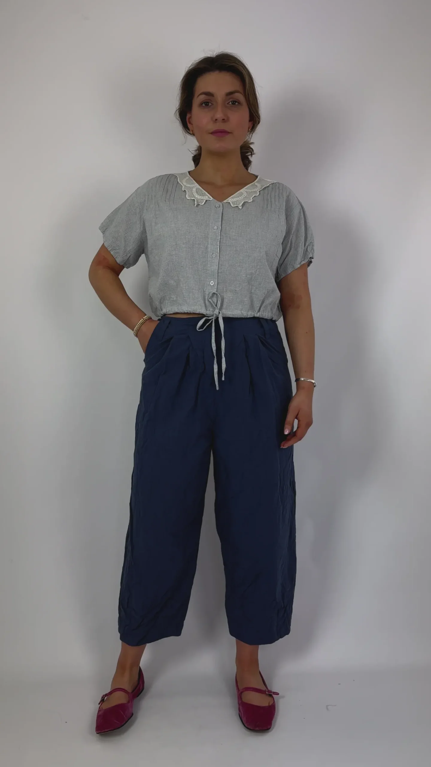 Ewa i Walla Lula Blouse Check