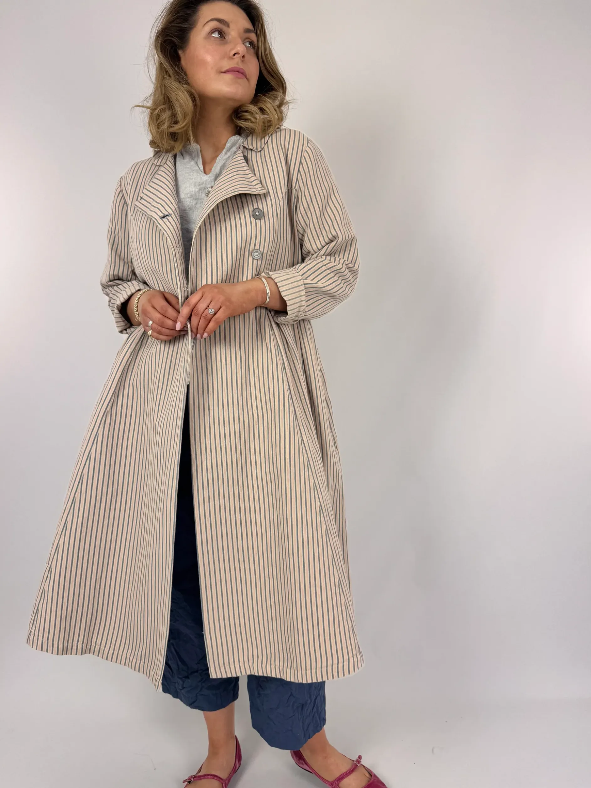 Ewa i Walla Milo Coat Stripe