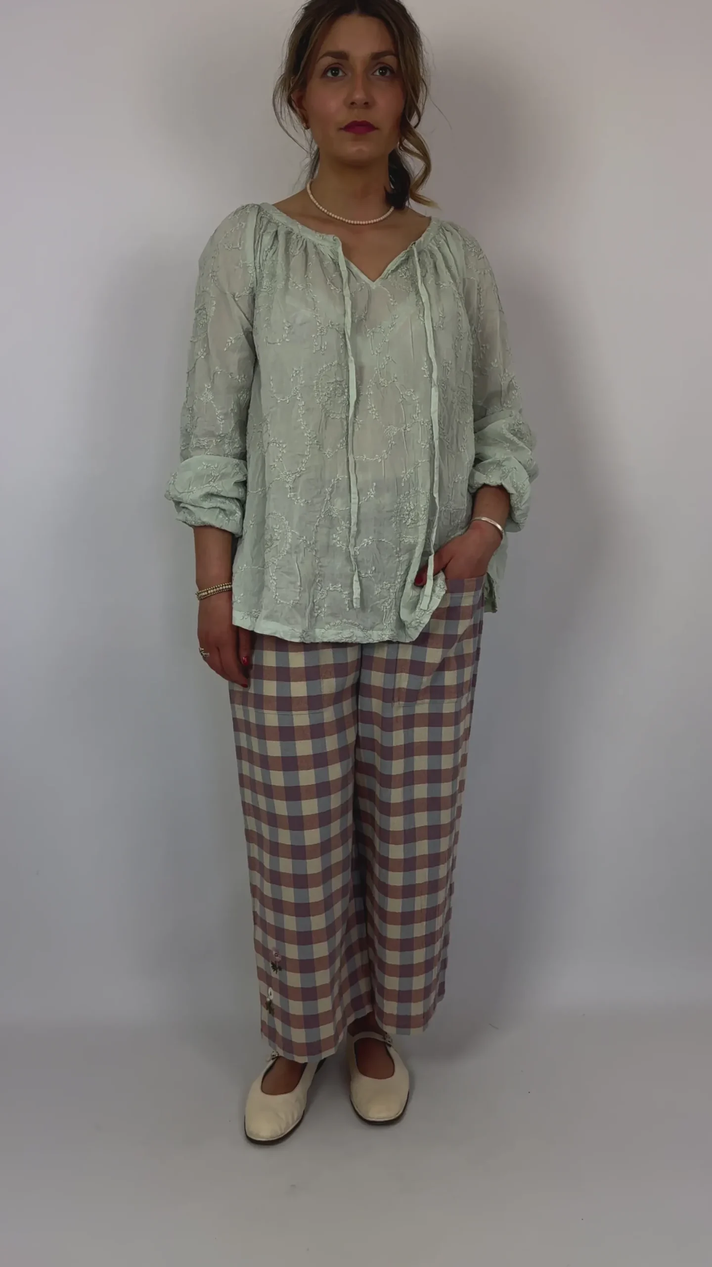 Ewa i Walla Mirella Blouse Jade
