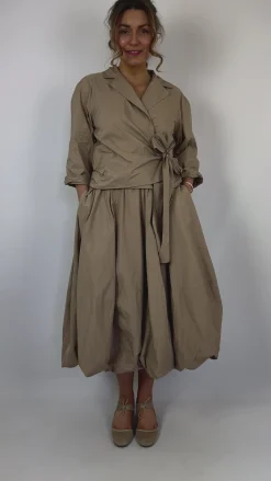 Les Filles D'Ailleurs 832 Blouse Beige