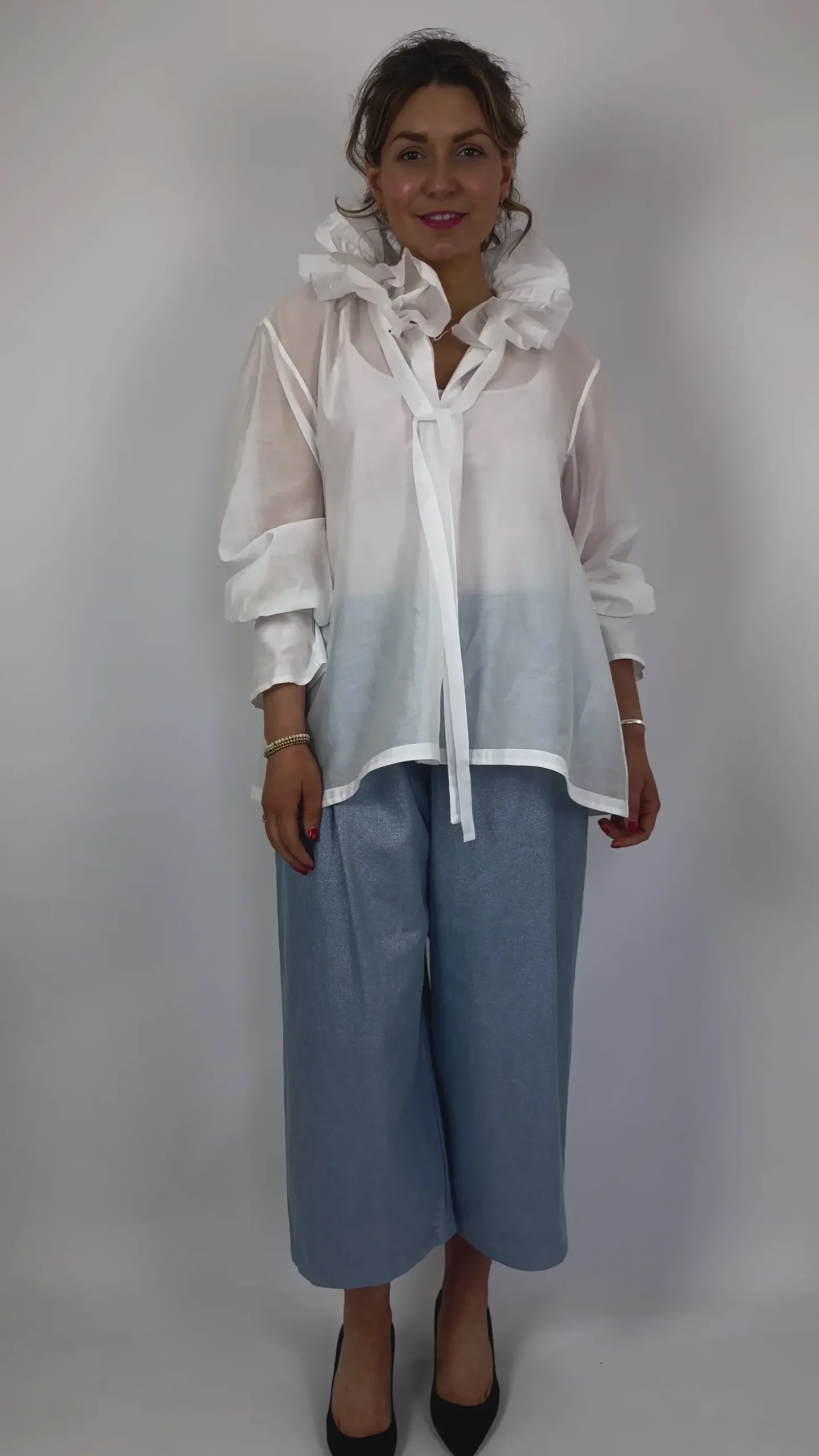 Les Filles d'Ailleurs 834 Blouse White