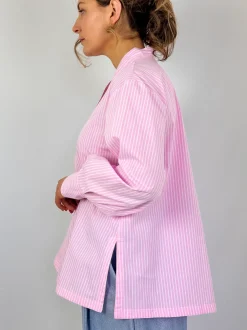Les Filles d'Ailleurs 831 Shirt Pink Stripes