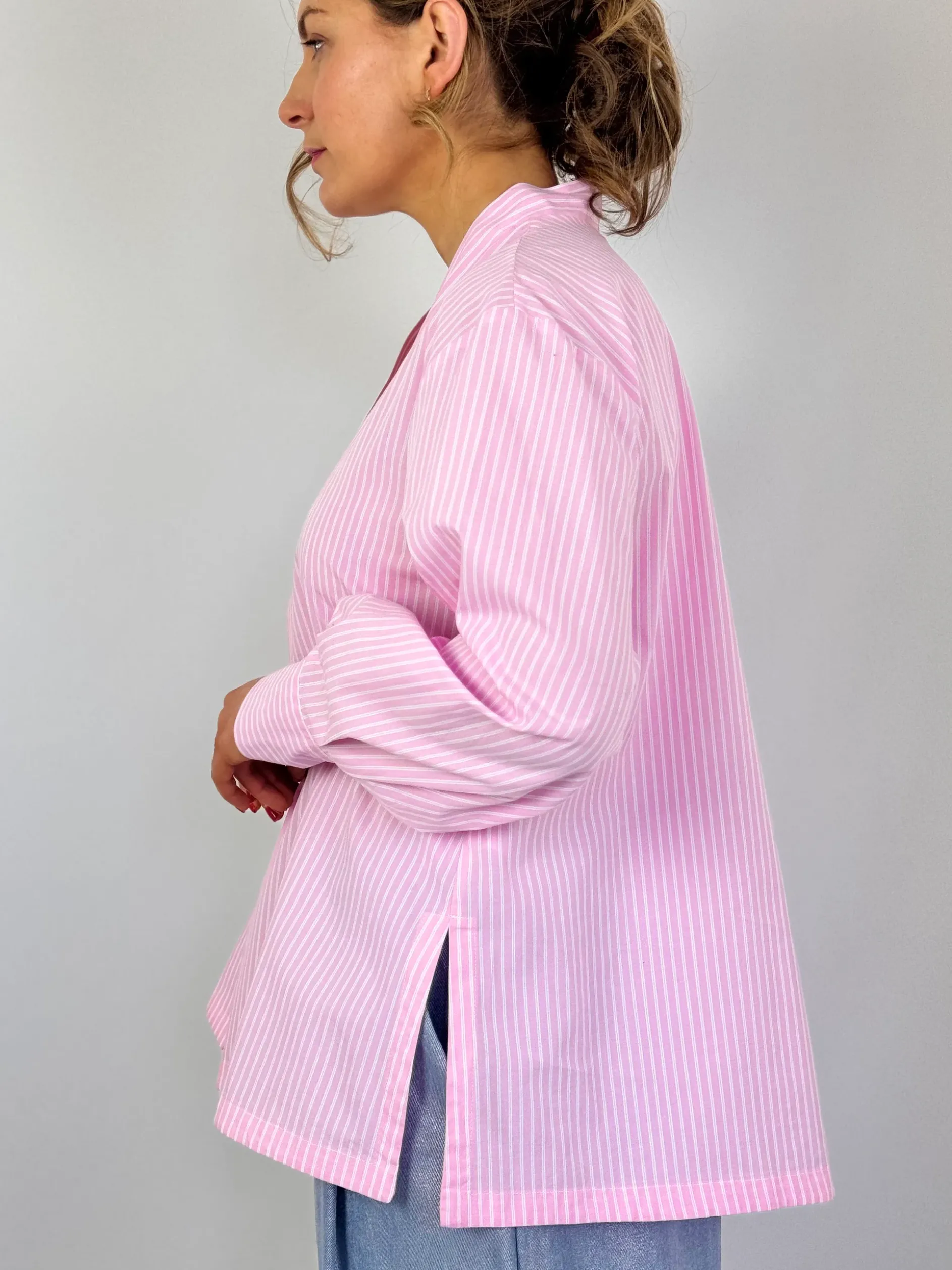 Les Filles d'Ailleurs 831 Shirt Pink Stripes