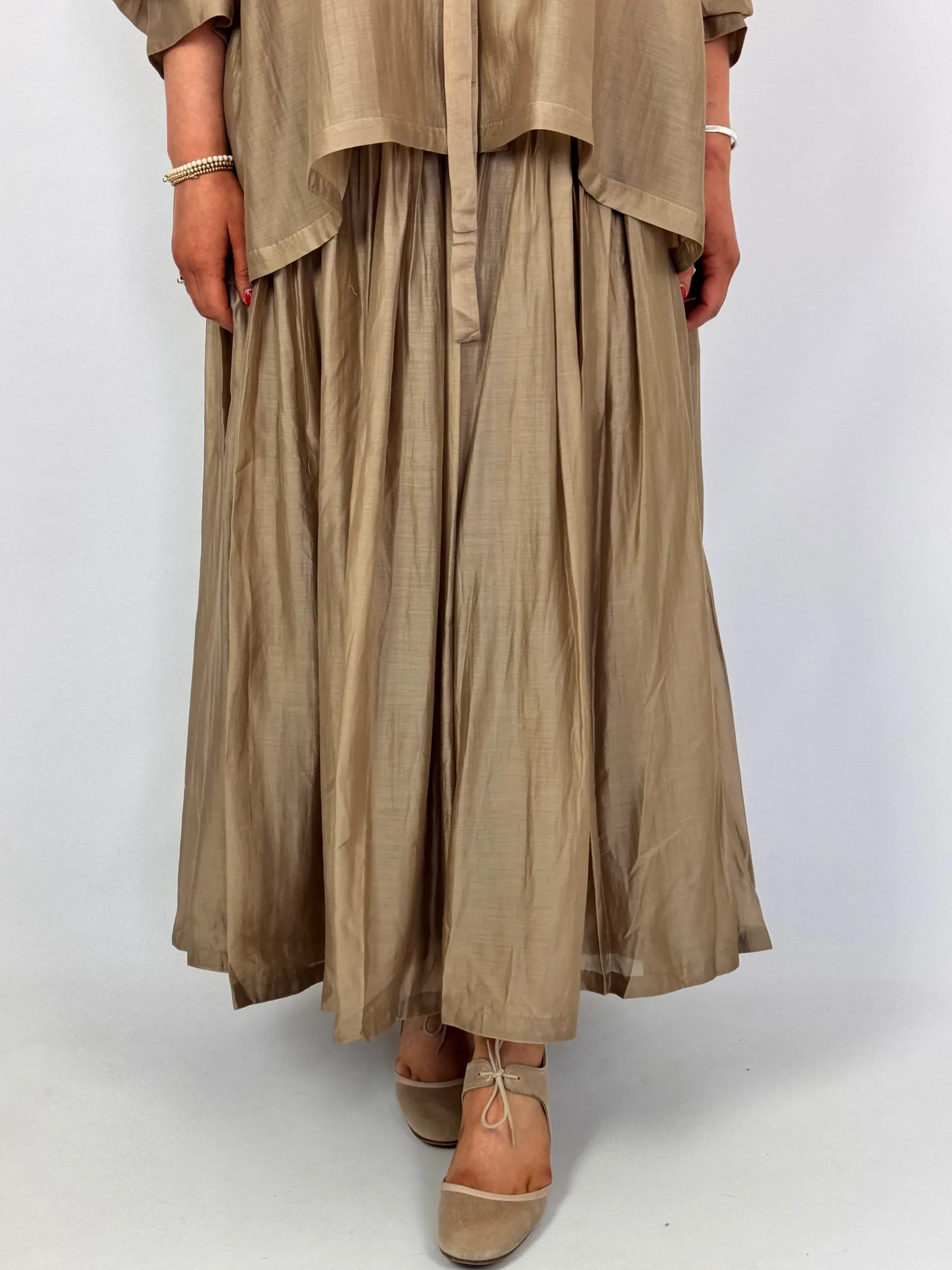 Les Filles d'Ailleurs 626 Skirt Gold
