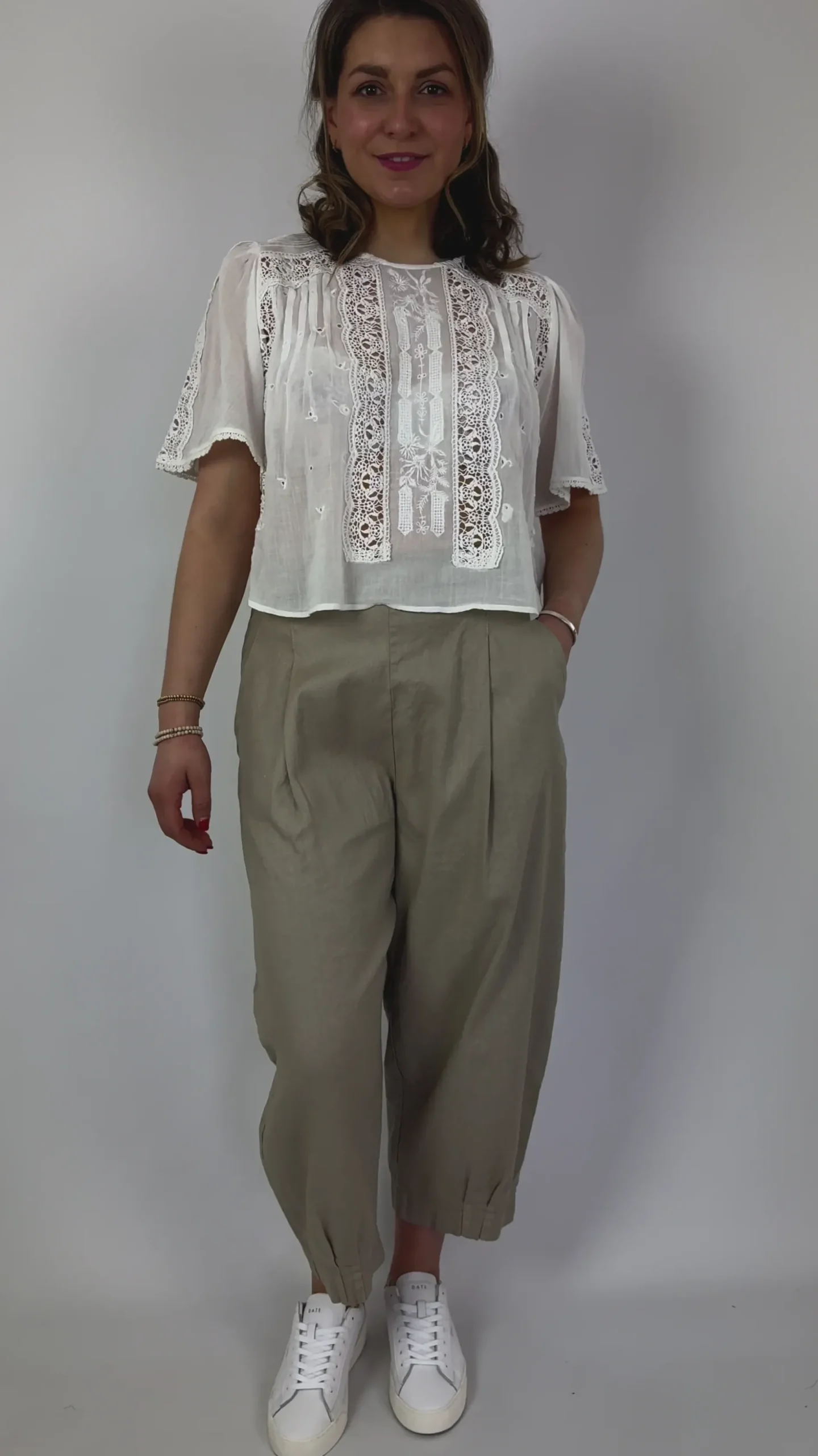 Louise Misha Ingrid Blouse Off White