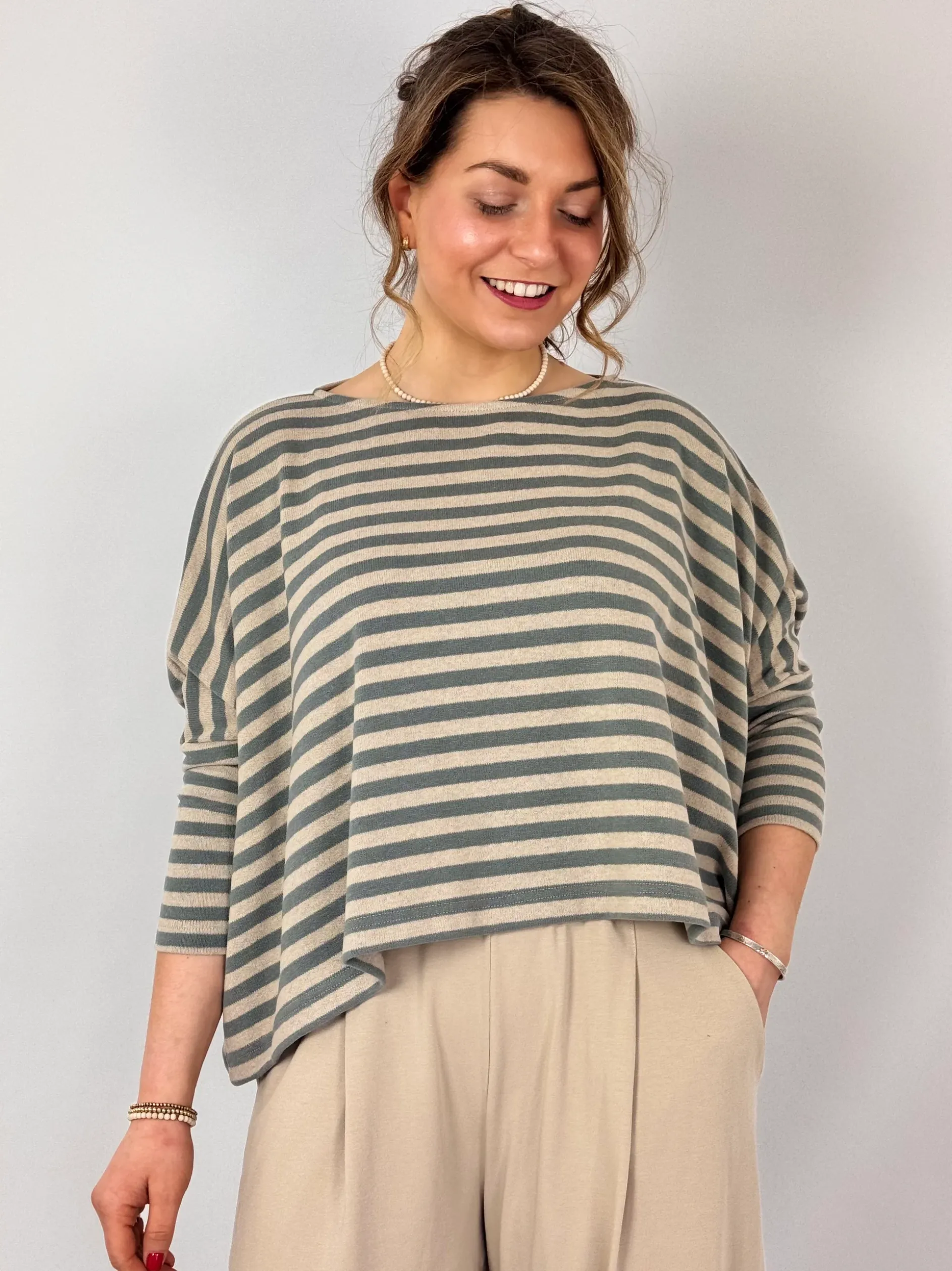 Mama b Kira Jumper Lago Stripe