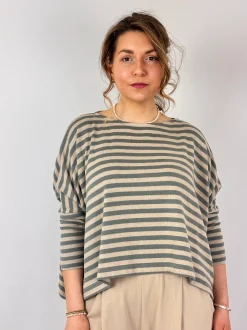 Mama b Kira Jumper Lago Stripe