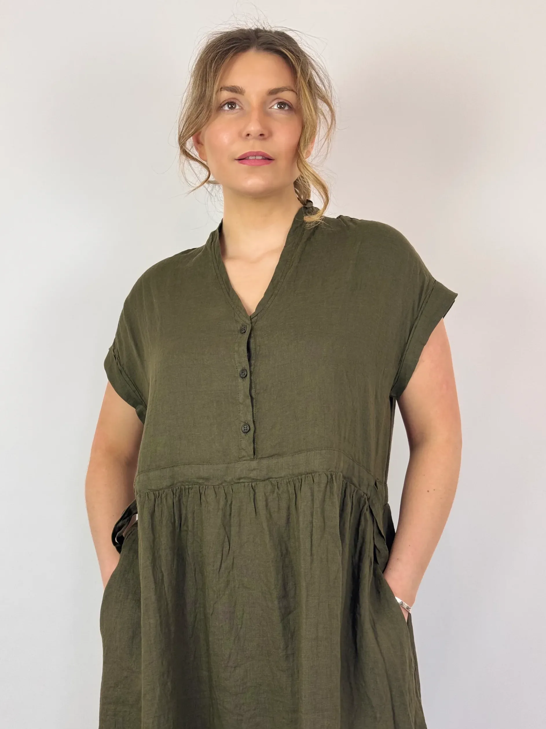 Mama b Lucido Dress Alga