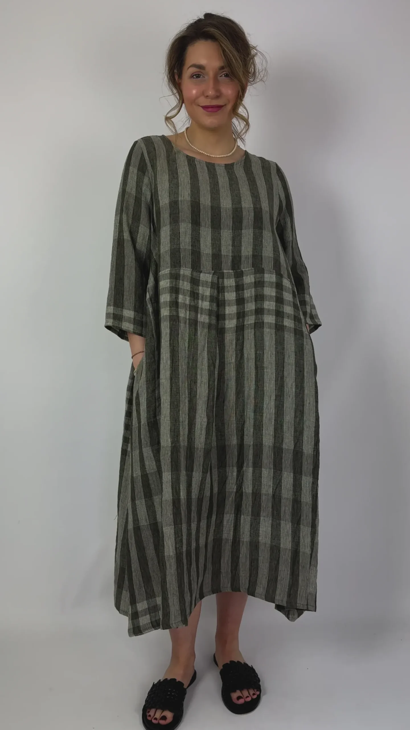 Mama b Rothko LQ Dress Alga