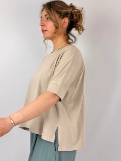 Mama b Tela T-Shirt Grezzo