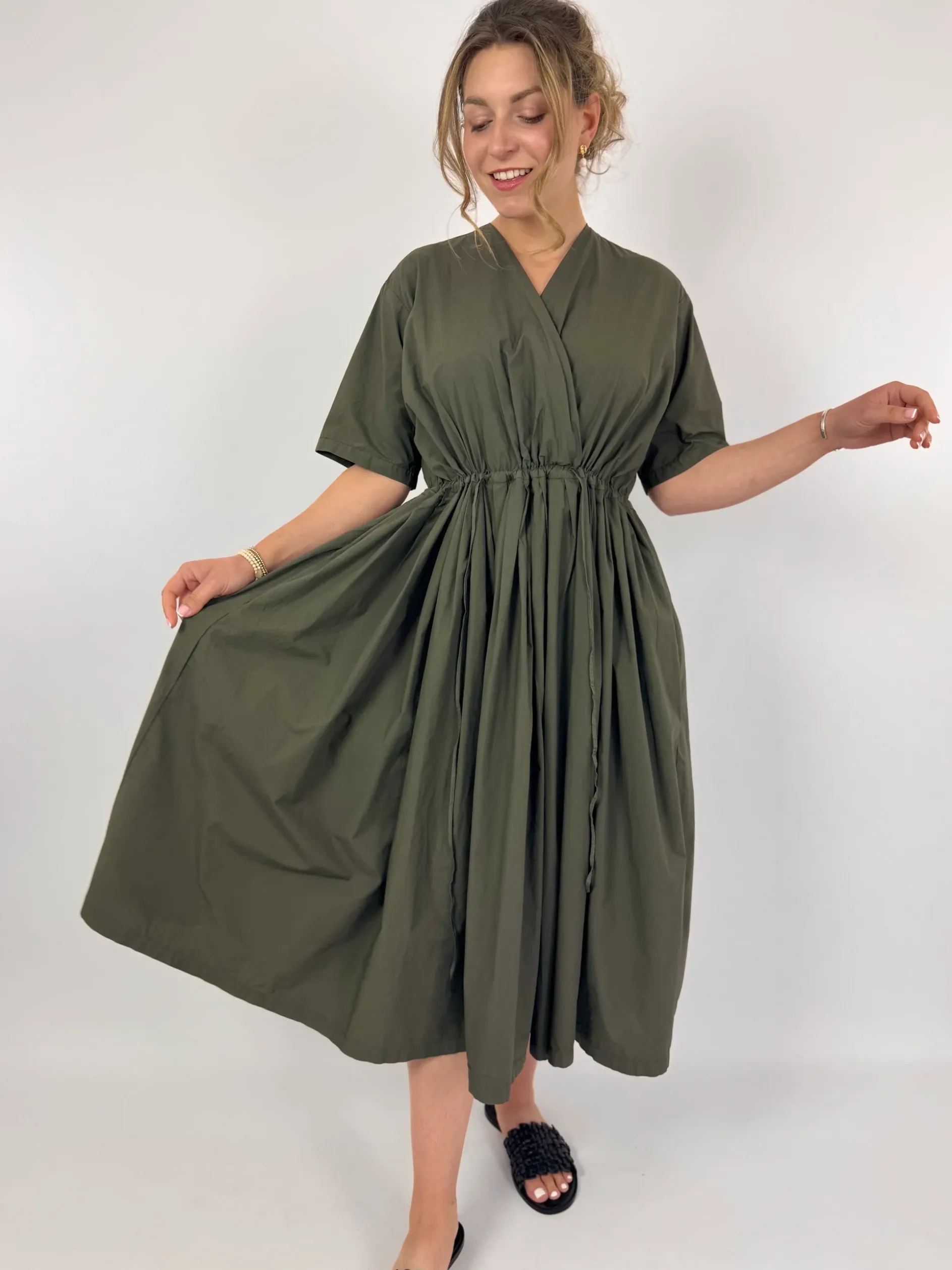Manuelle Guibal 6788 Iyo Wrap Dress Grey
