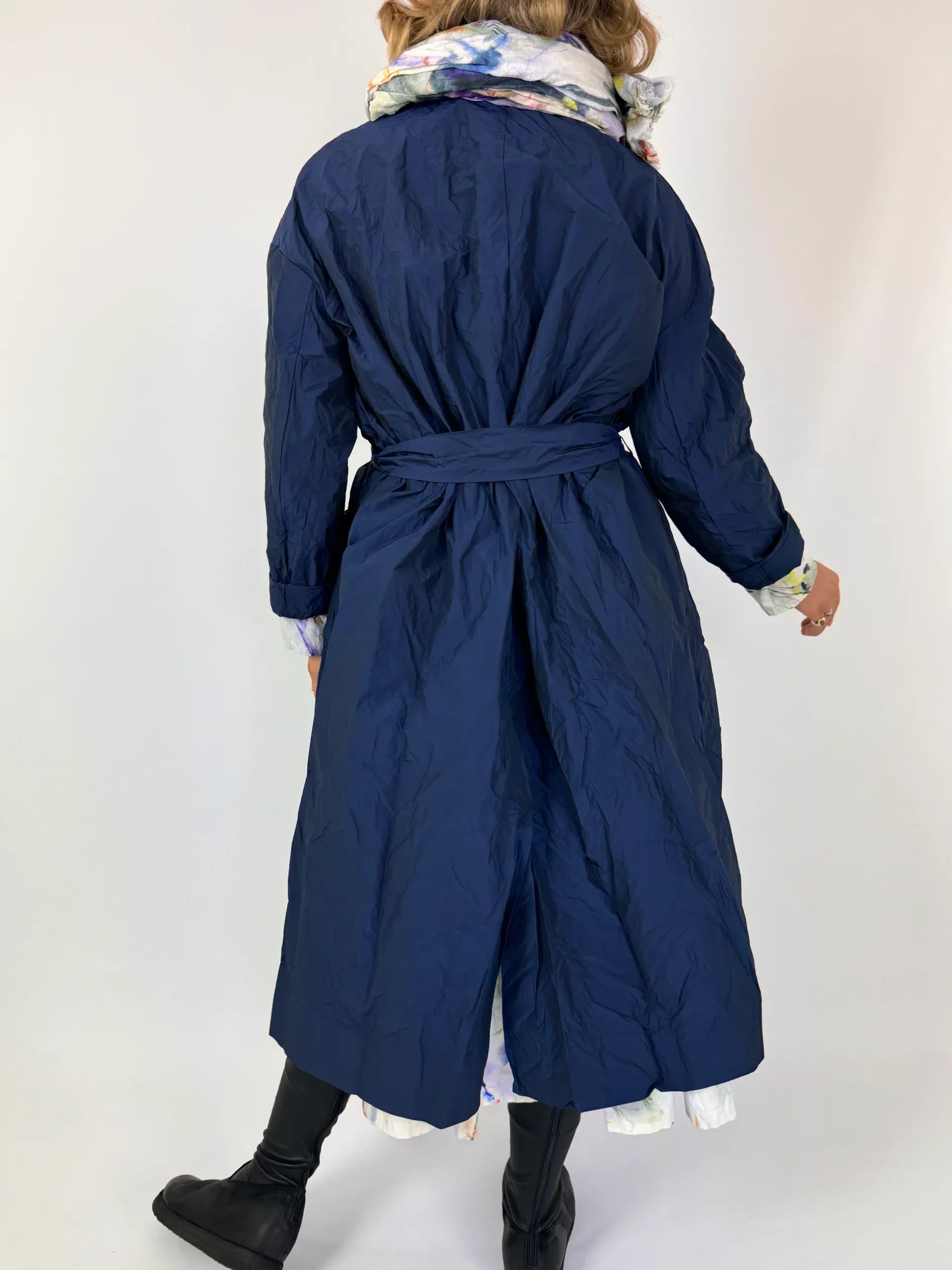 Manuelle Guibal Mystic Trench Coat Oceanic