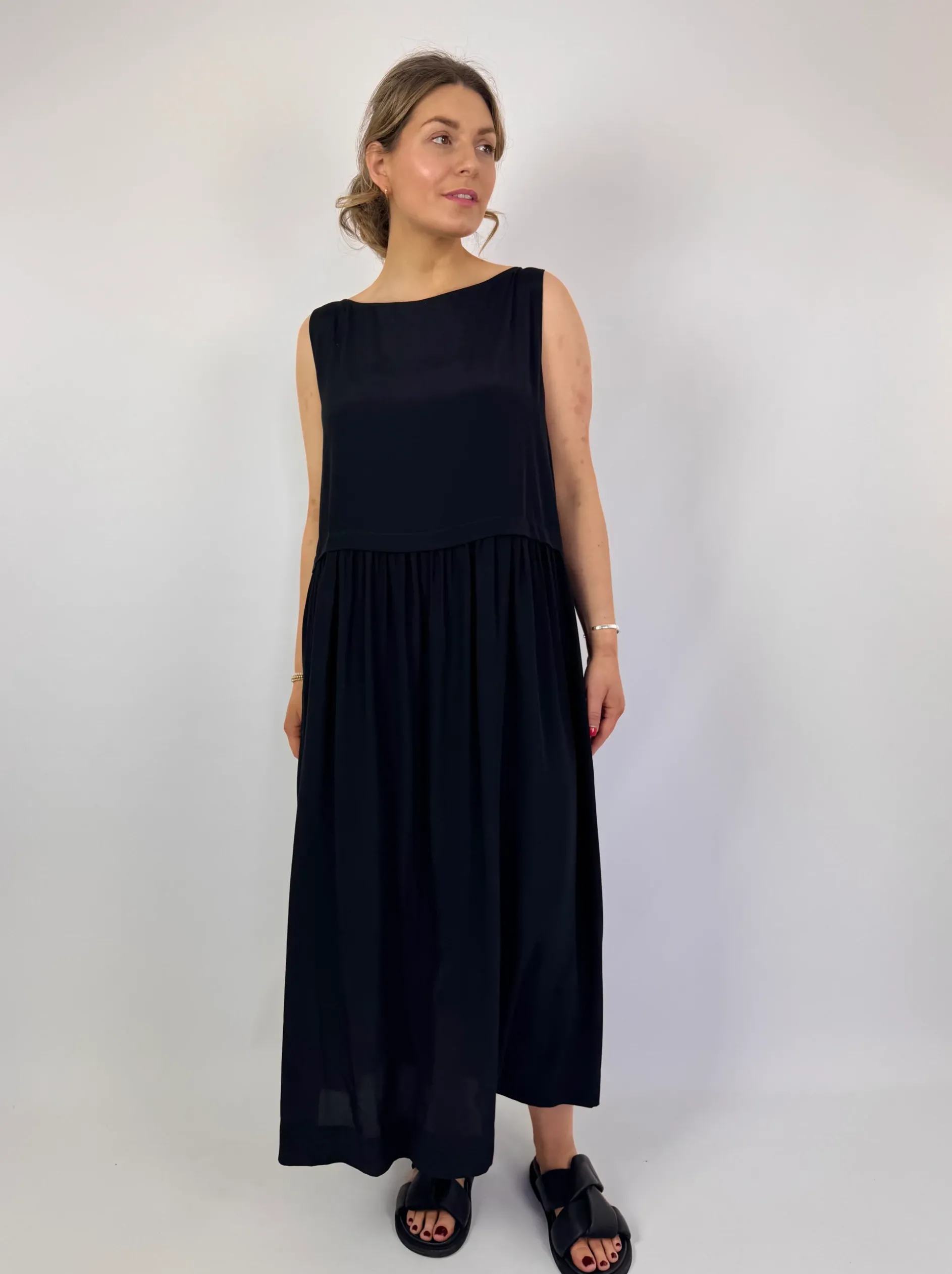 Muku C1364 Dress Black Silk