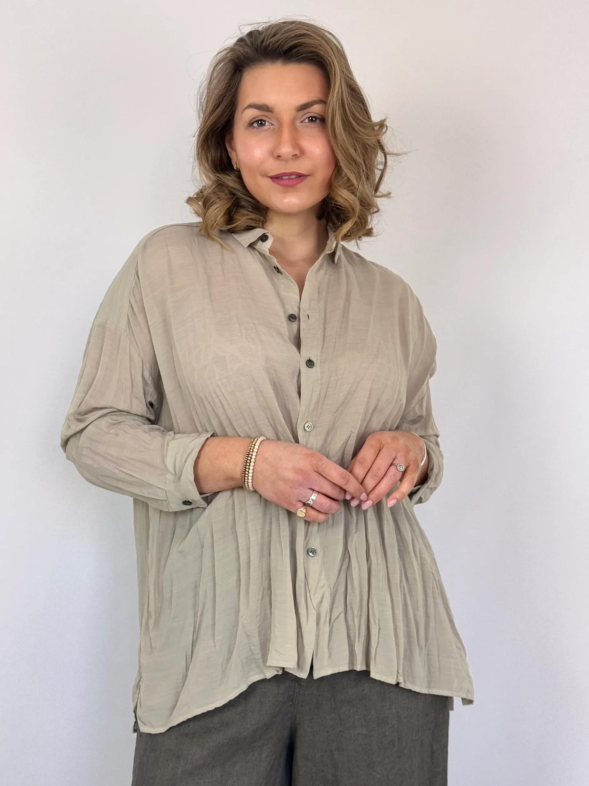 Pas De Calais 6636 Blouse Grey