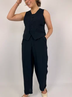 Pas De Calais 3321 Waistcoat Navy