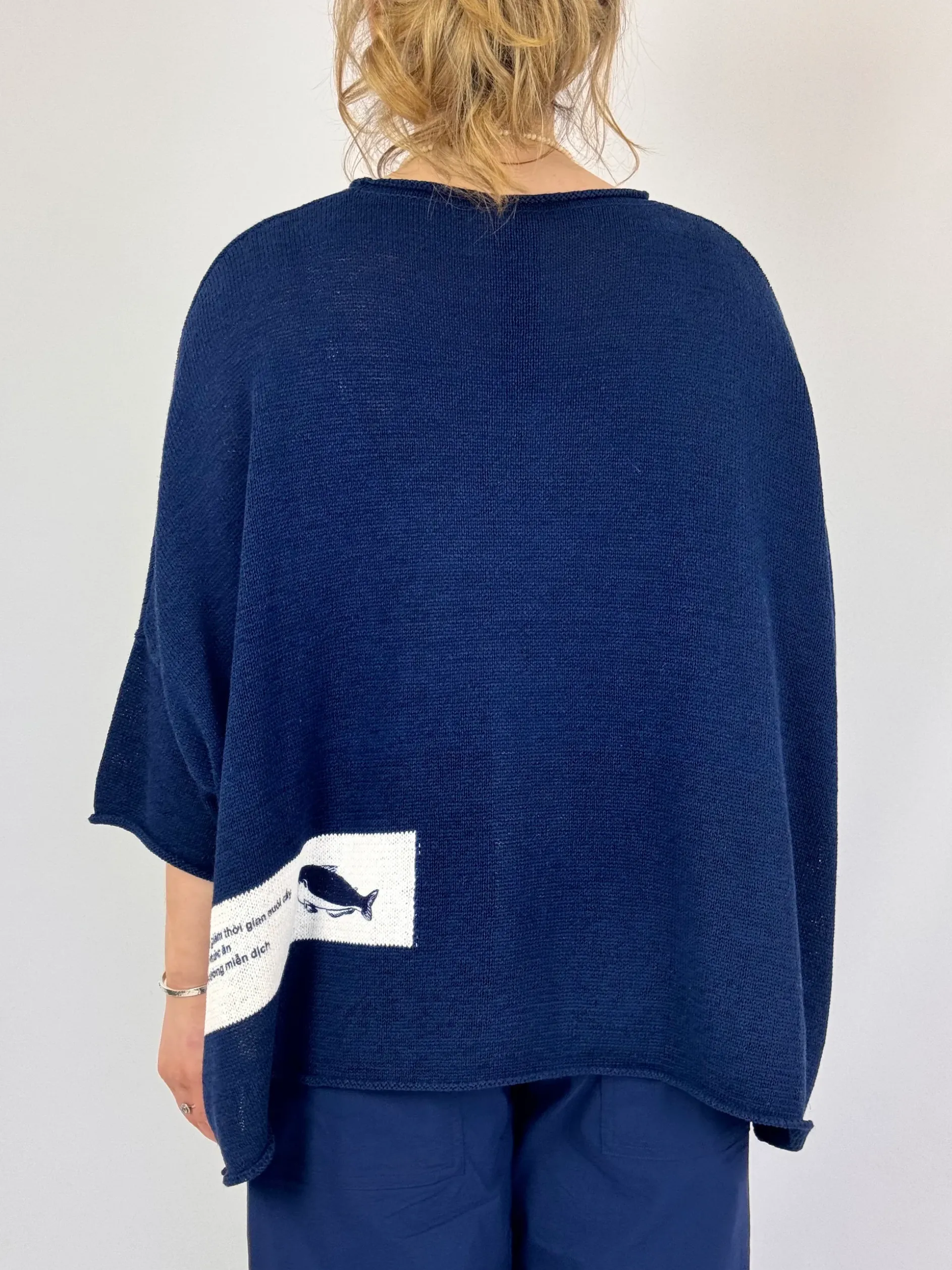 Rundholz Black Label 0713 Jumper Navy Print