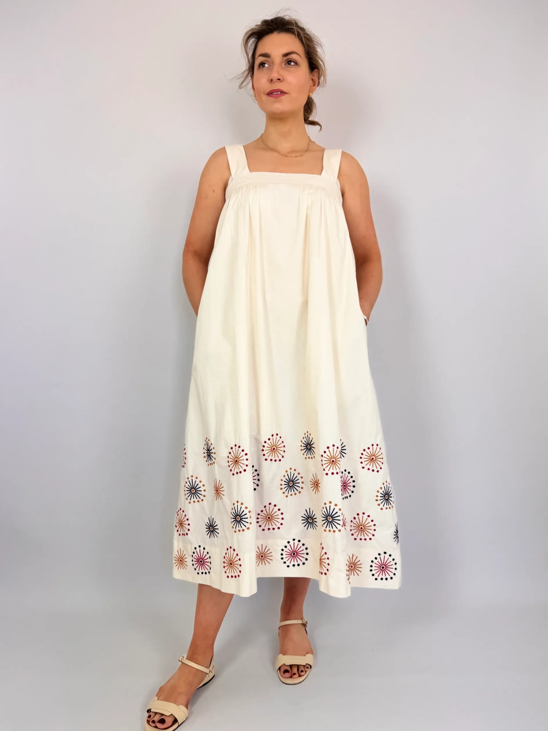 Stella Forest Oskanna Dress Ecru