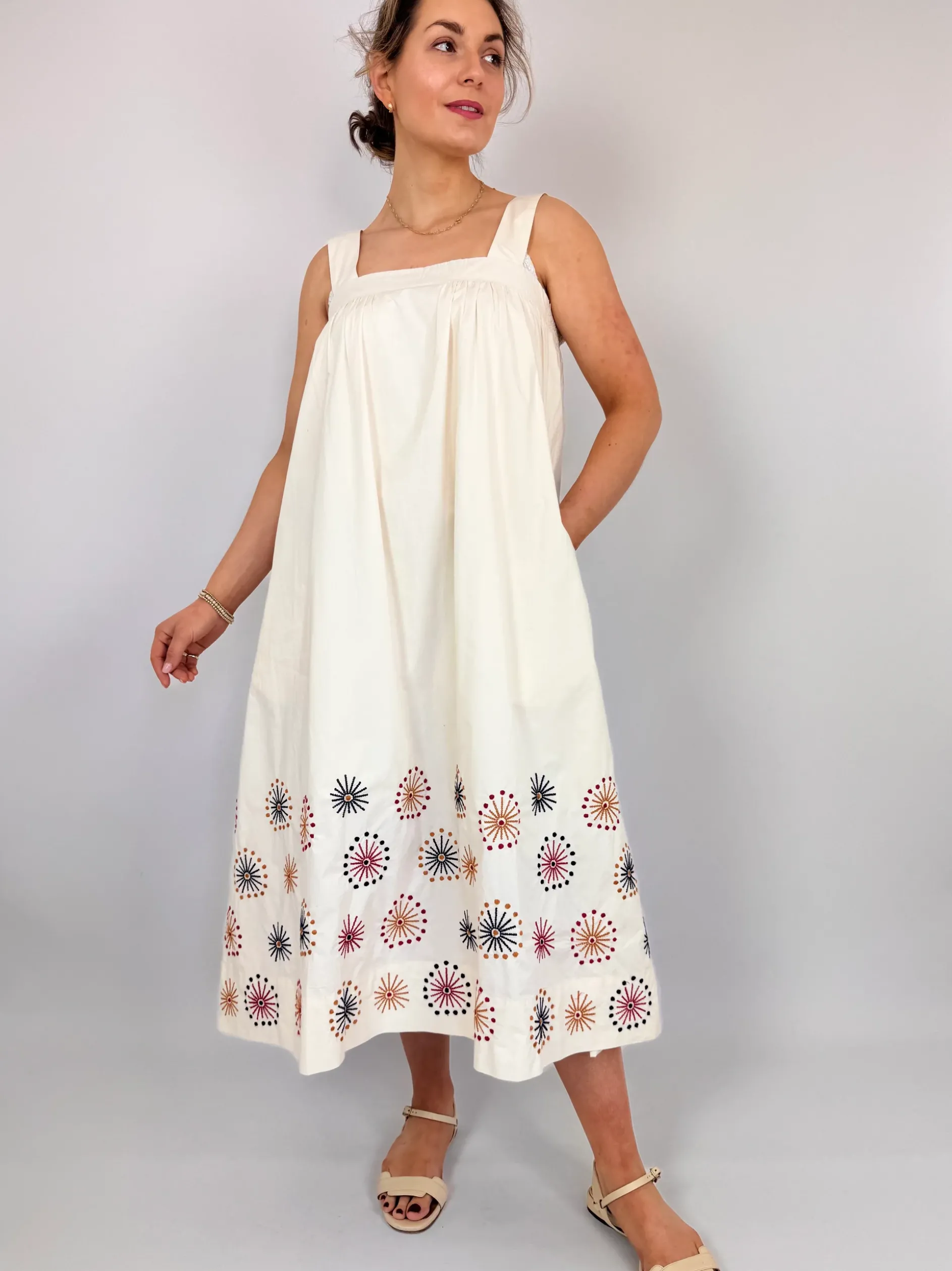 Stella Forest Oskanna Dress Ecru