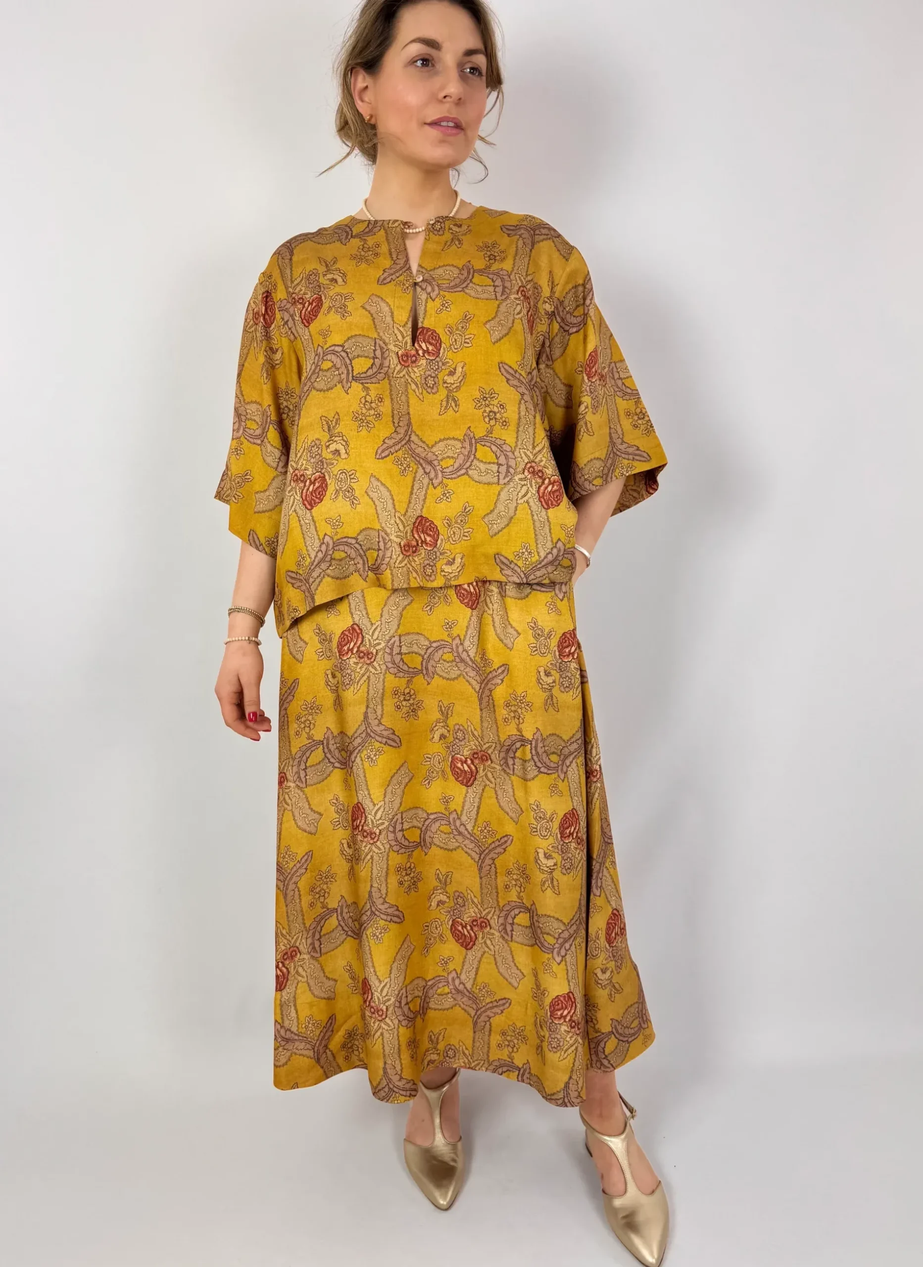 Tapis Noir Caroline Skirt Yellow