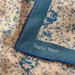 Tapis Noir Light Blue Stripe Scarf