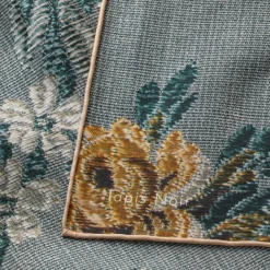 Tapis Noir Small Classical Blue Flower Scarf