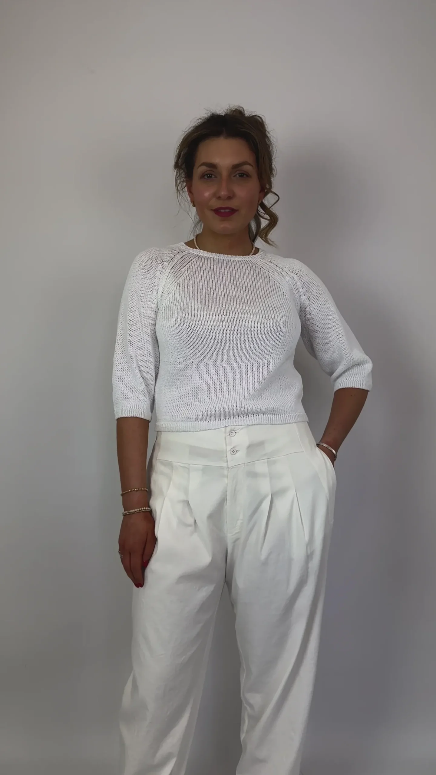 Transit Par-Such 12472 Jumper White