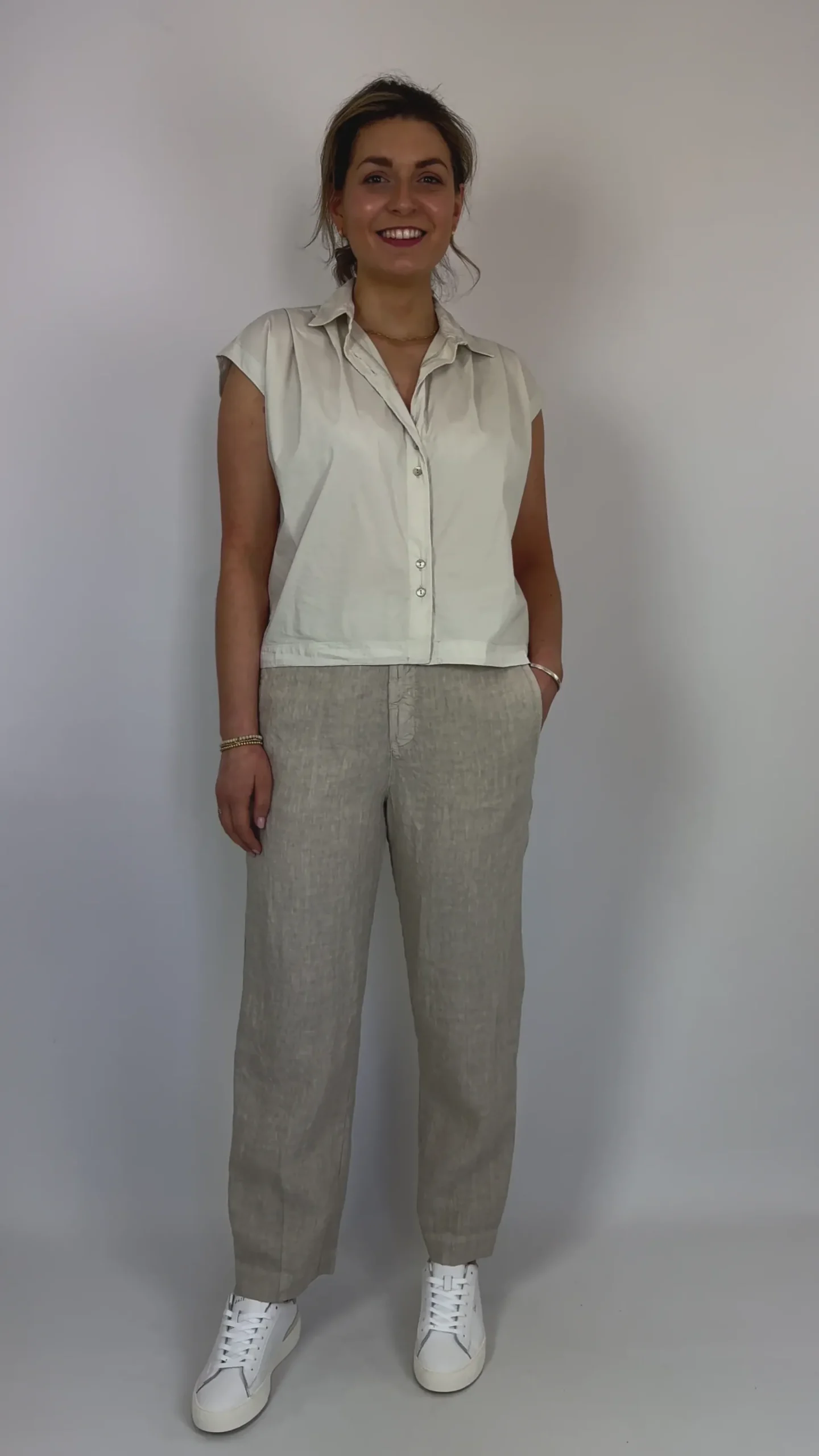 Transit Par-Such M222 Shirt Sand